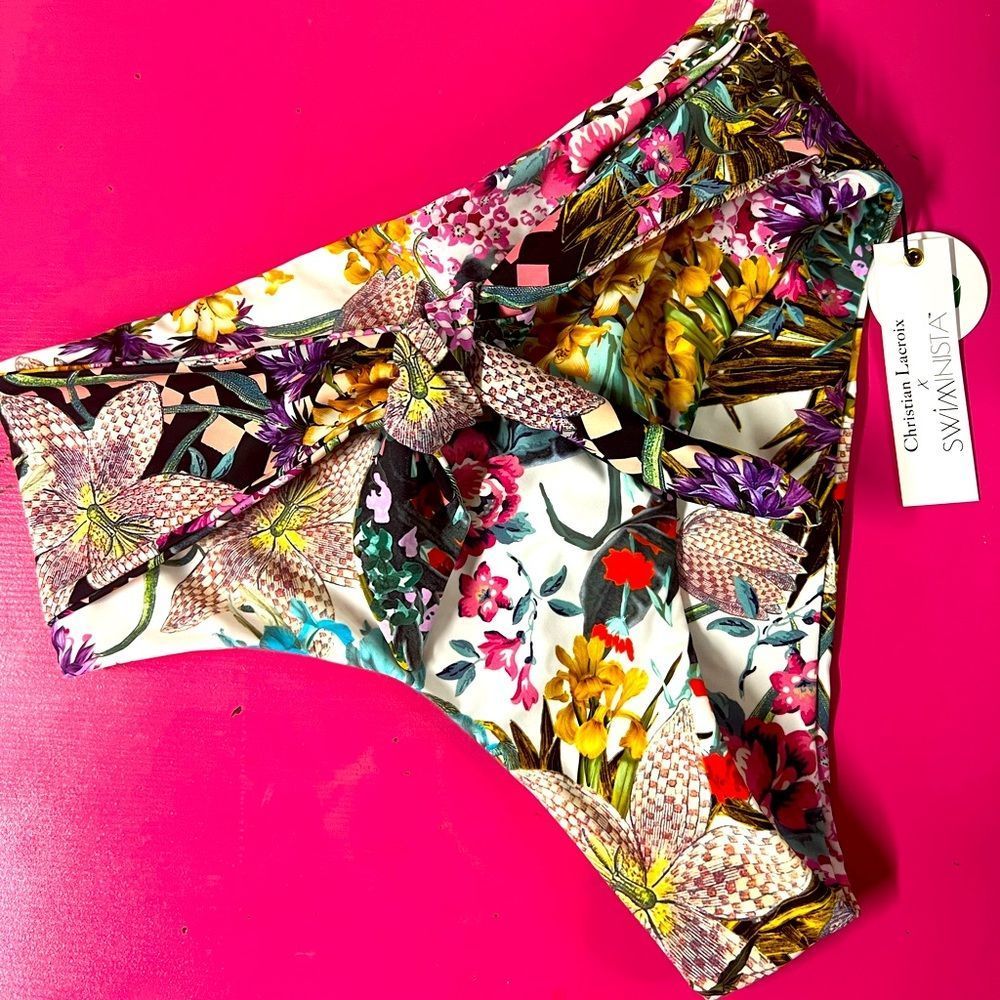 NWT Swiminista x Christian Lacroix Bikini Bottom.